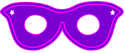 purple goggles eye mask