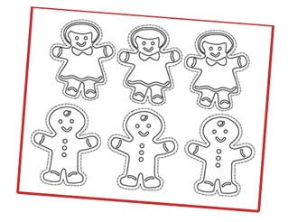 Gingerbread Man Coloringcoloring 6