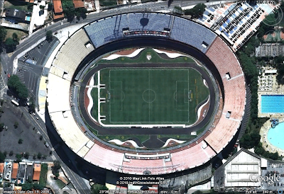 Google Earth Arquibancada: Estádio Cícero Pompeu de Toledo