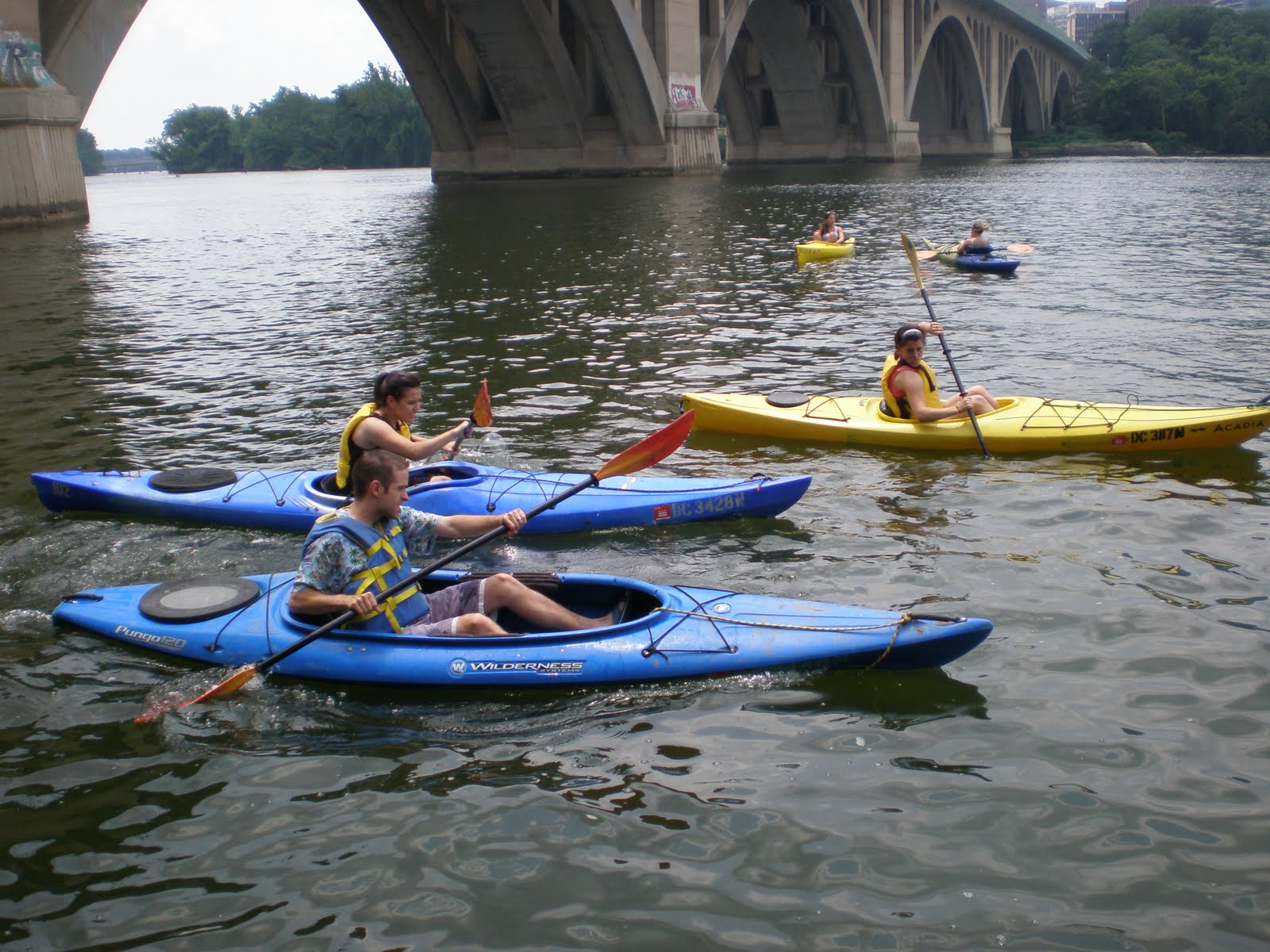The Adventures of Daniel and Leslie DC Adventure Kayaking on the Potomac