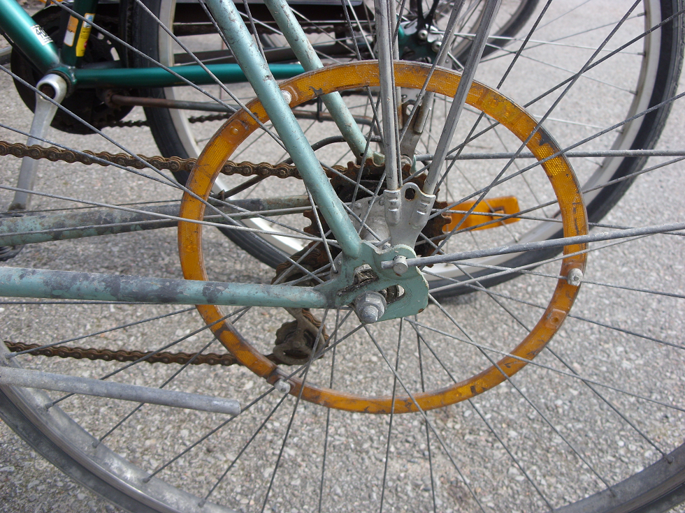 The Bicycle Safari Circular wheel reflectors