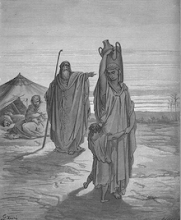 Expulsion of Hagar & Ishmael to the desert