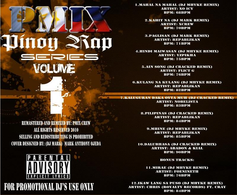 DJ MHYKE: P-MIX Pinoy Rap Series Vol. 01