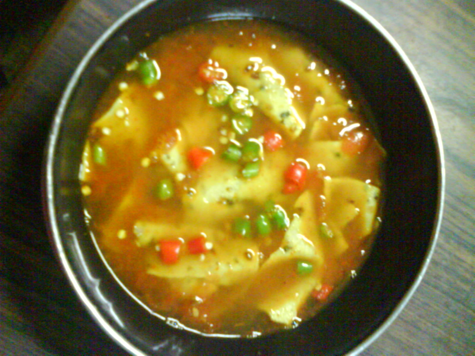 From mumma's kitchen: Papad Ki Sabzi (Papadum-Tomato Mix)