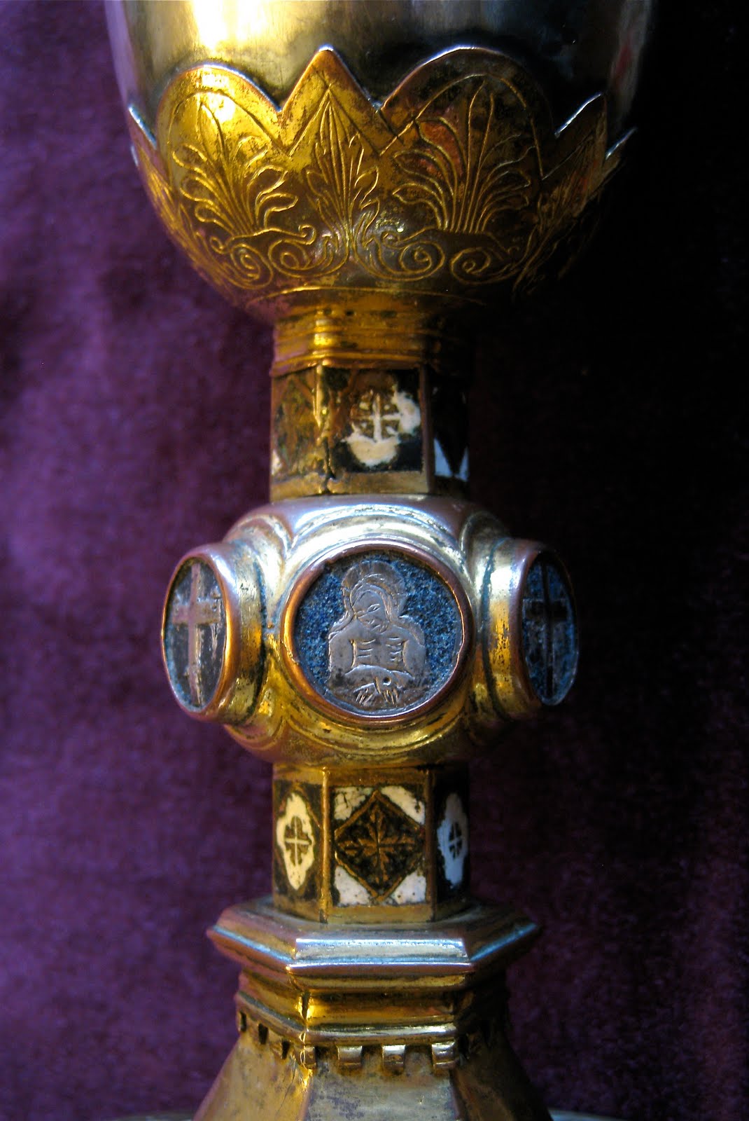 Giancorrado Forin Galli Gold Plated Gothic Chalice.