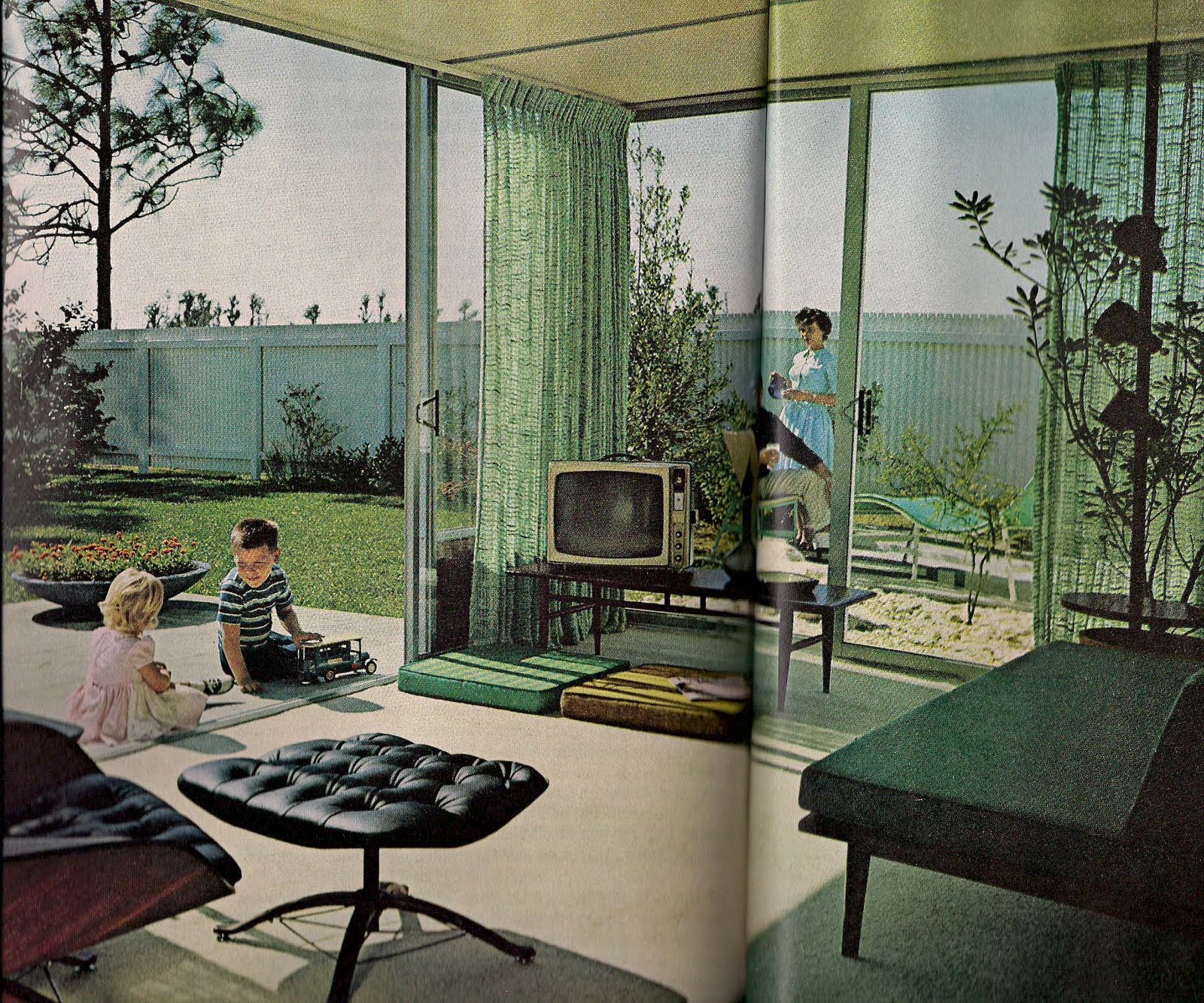 Retro Shack Interiors 1960's Living (In case you weren't there)