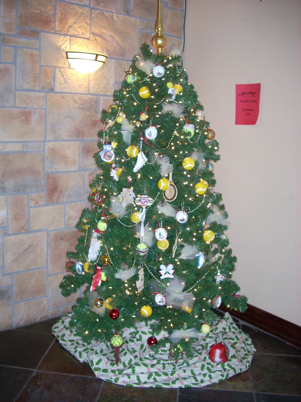 HEB Tennis Our Christmas Tree