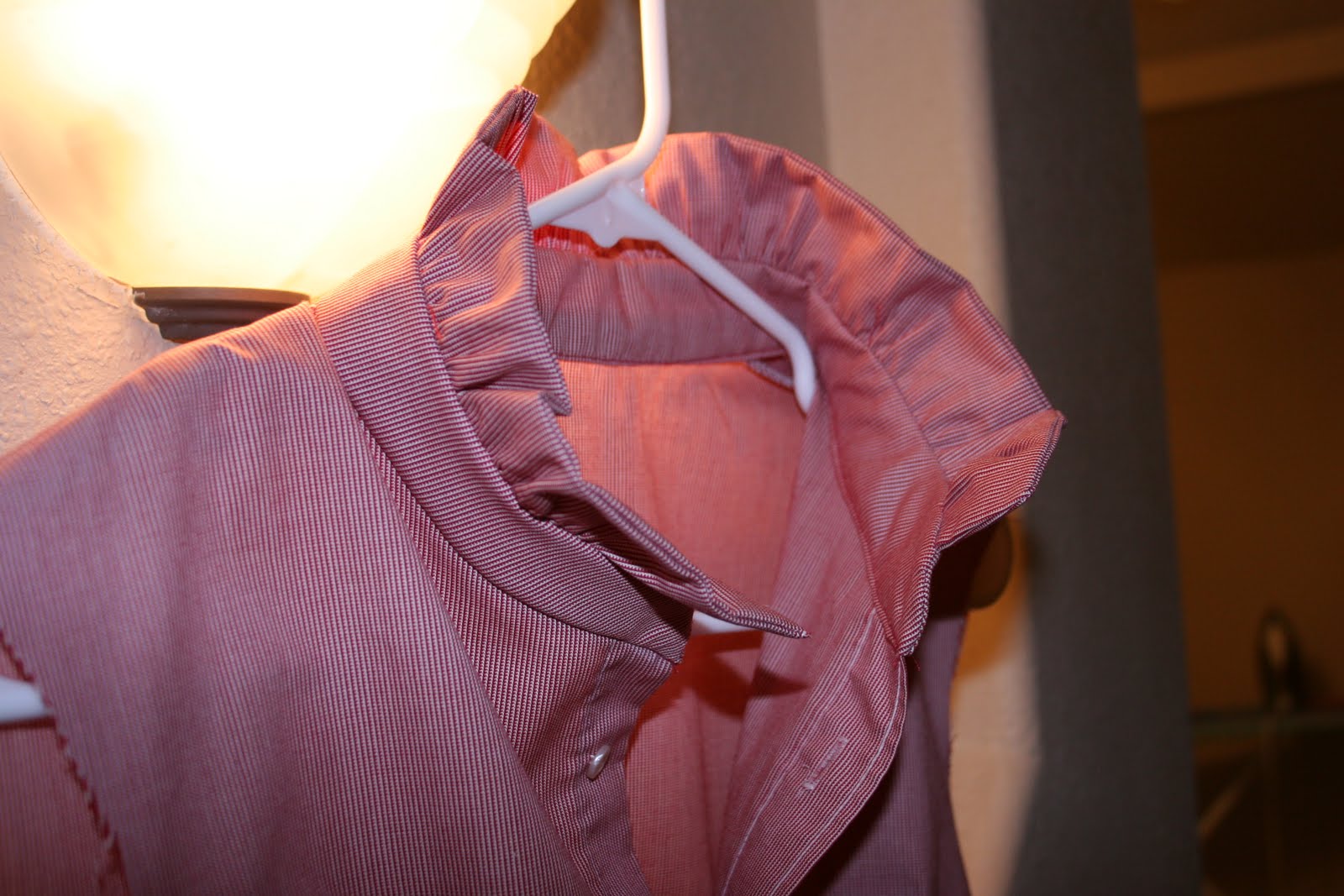 Refashioning A22 ATTACHING COLLAR TO SHIRT