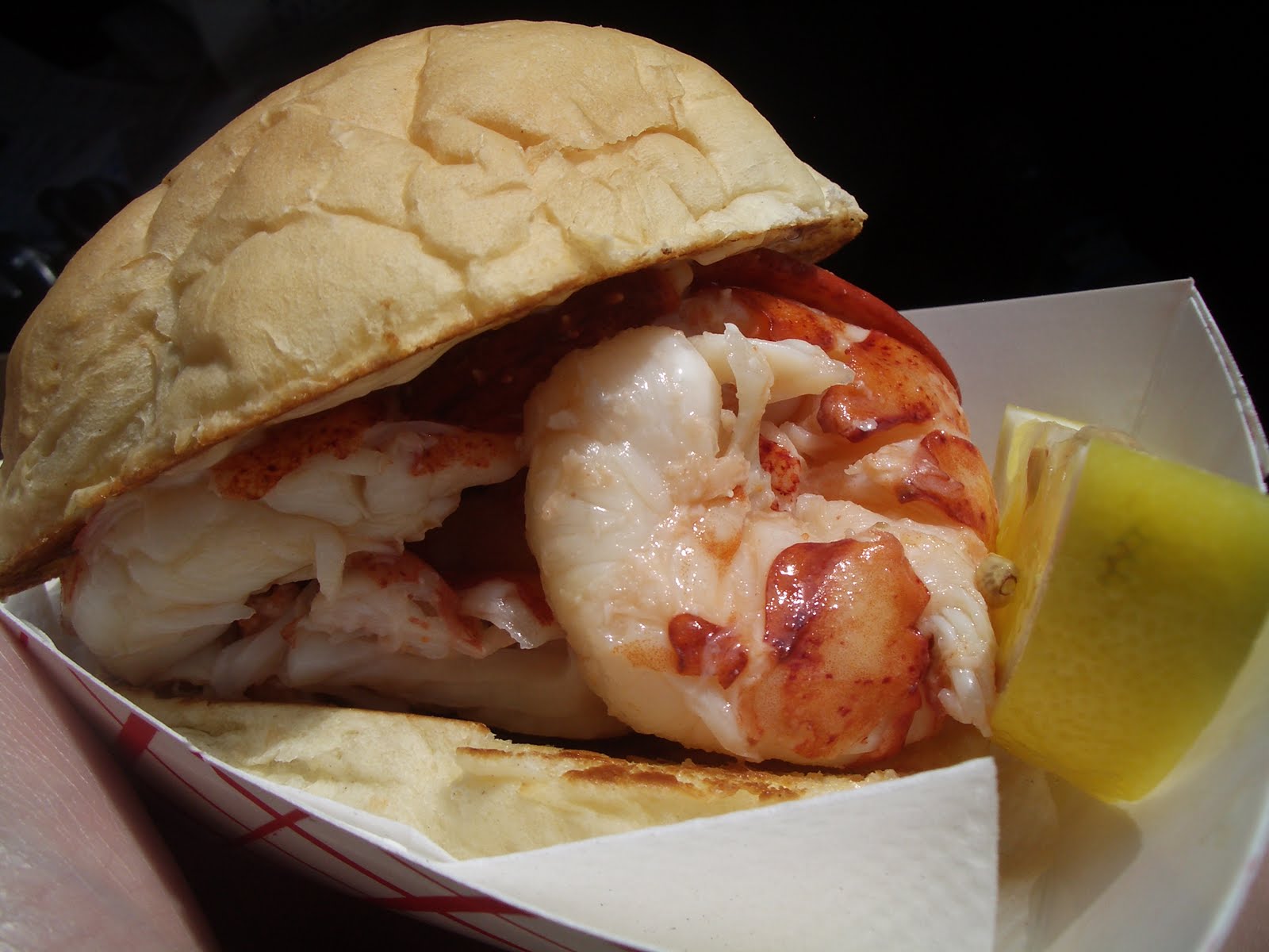 THE Martha...Fung Lobster Roll and Fried Clams at Kennebunk, ME