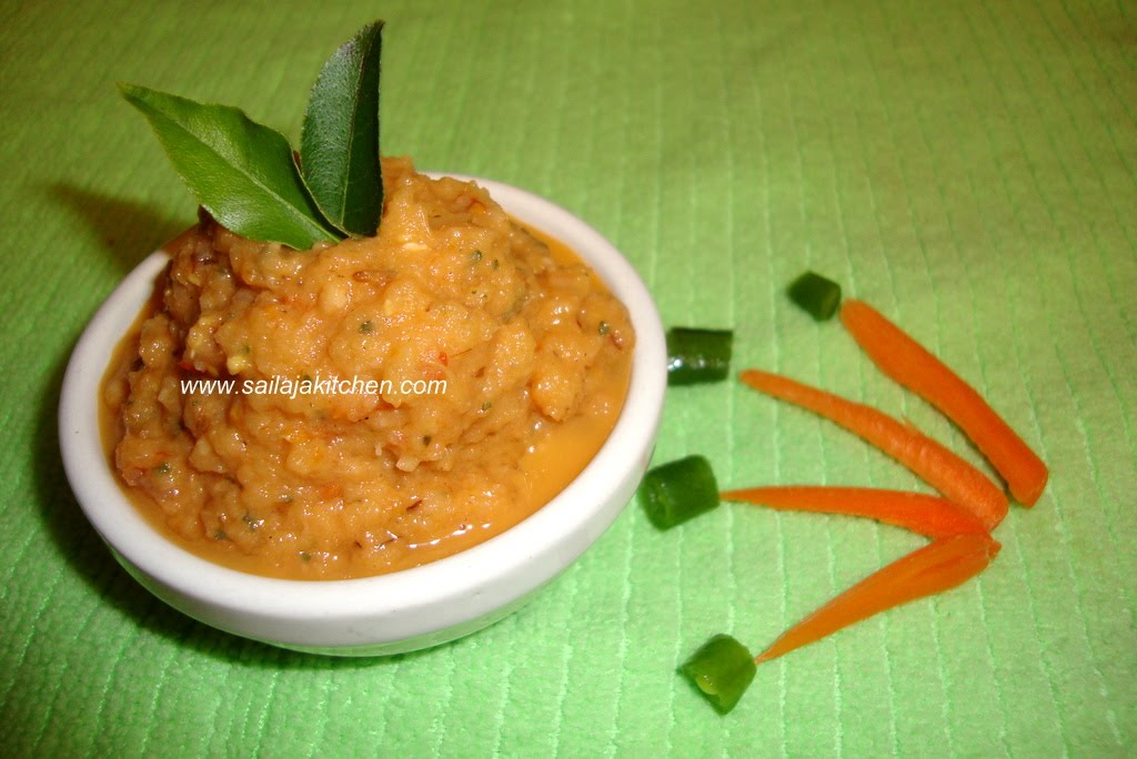 Sailaja Kitchen...A site for all food lovers! Turnip Chutney