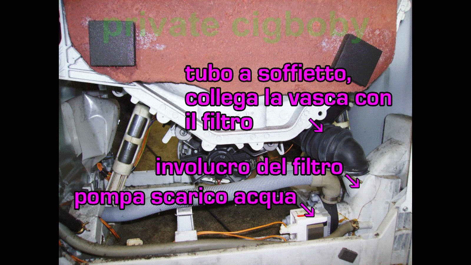 rumore lavatrice quando scarica acqua