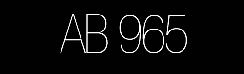 AB 965