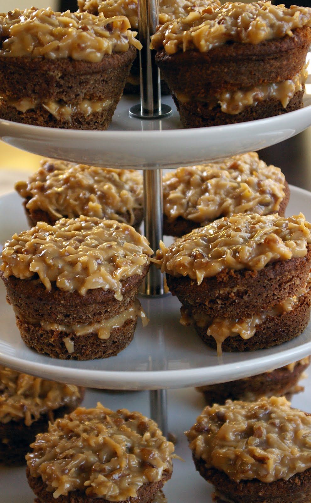 Alyssa's Two Bites German Chocolate Cupcakes