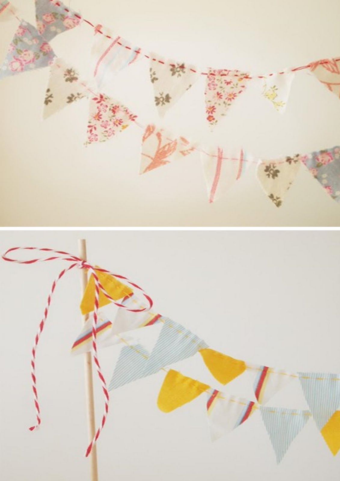 Icing Designs: Mini Cake Bunting