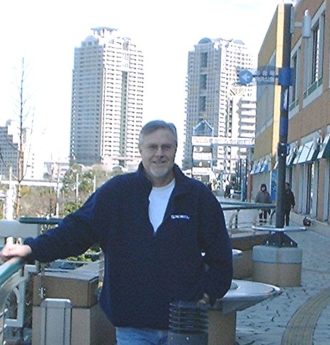 Michael near Palette Town Mall near Tokyo Harbor