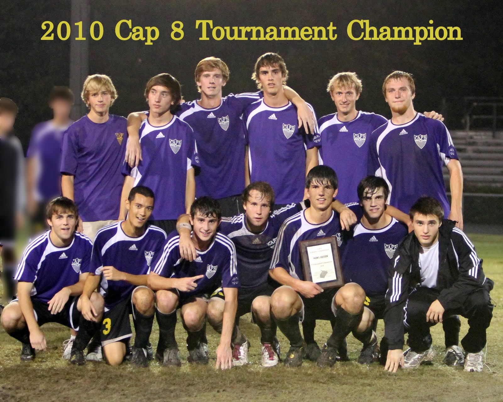 Broughton Seniors Celebrate Cap 8 Tourney Championship