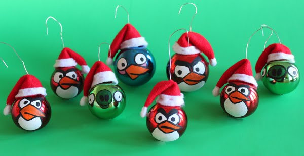 Spiksplinternieuw Obsessively Stitching: Angry Birds -- Ornaments! ZJ-28