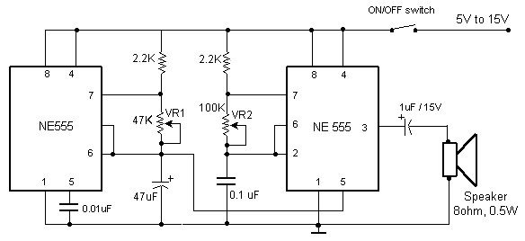 Gambar Skematik Rangkaian Elektronika Sirine Polisi ruangpendidikan.net