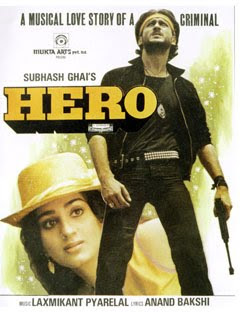 Hero - starring Jackie Shroff and Meenakshi Seshadri (1983)