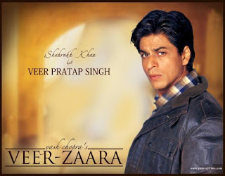 Veer Zaara (released in 2004) - A cross-border romance starring Shahrukh Khan, Preity Zinta and Rani Mukerji