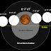 Eclipse lunar total, em imagens