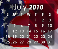 July 2010 Calendar Wallpaper