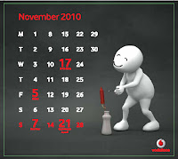 ZooZoo November 2010 Calendar