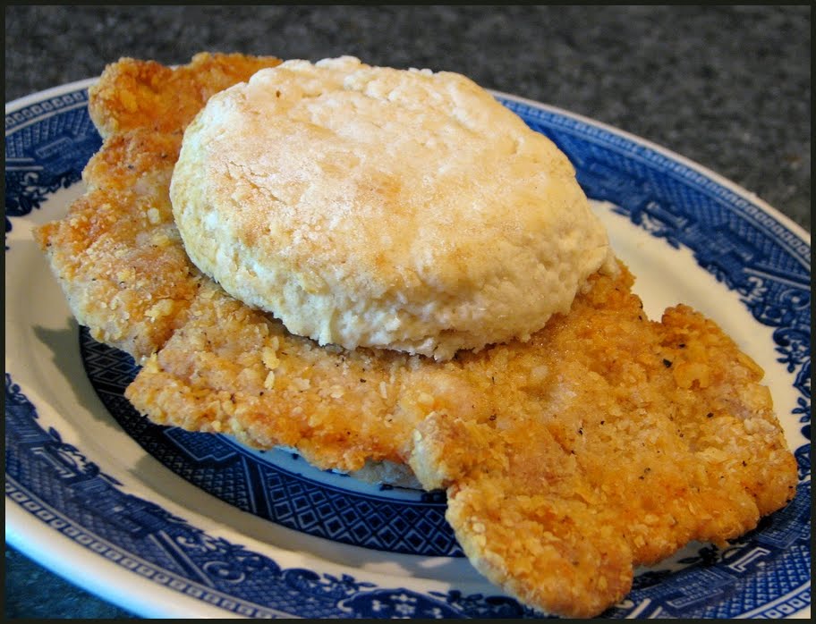 Fat Johnny's Front Porch Pork Chop Biscuit