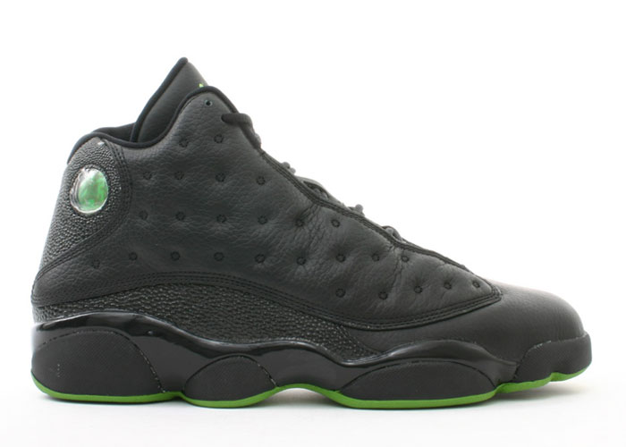 green black jordan 13