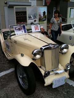 越谷市民まつりクラシックカー展示MG-TC Type Midget