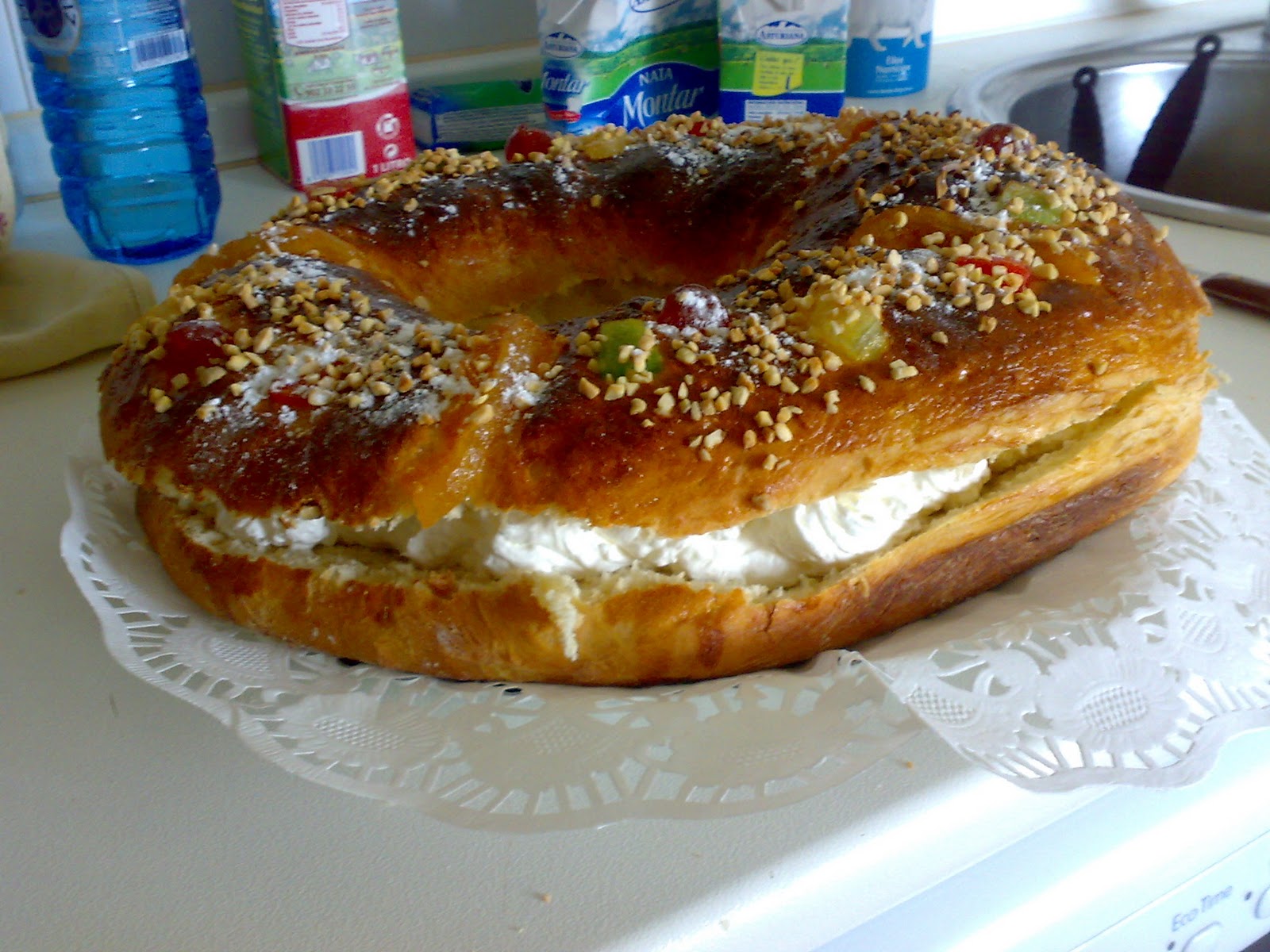 cocina facil de cheana: Nueva receta de ROSCON DE REYES mejorada