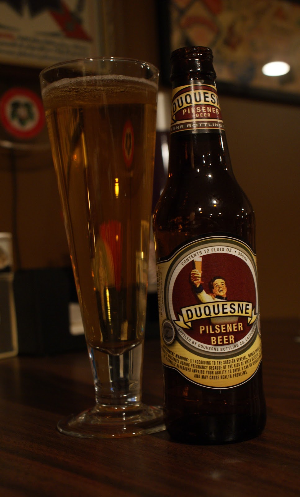 The Beer Buzz Duquesne Pilsener from Duquesne Brewing Company