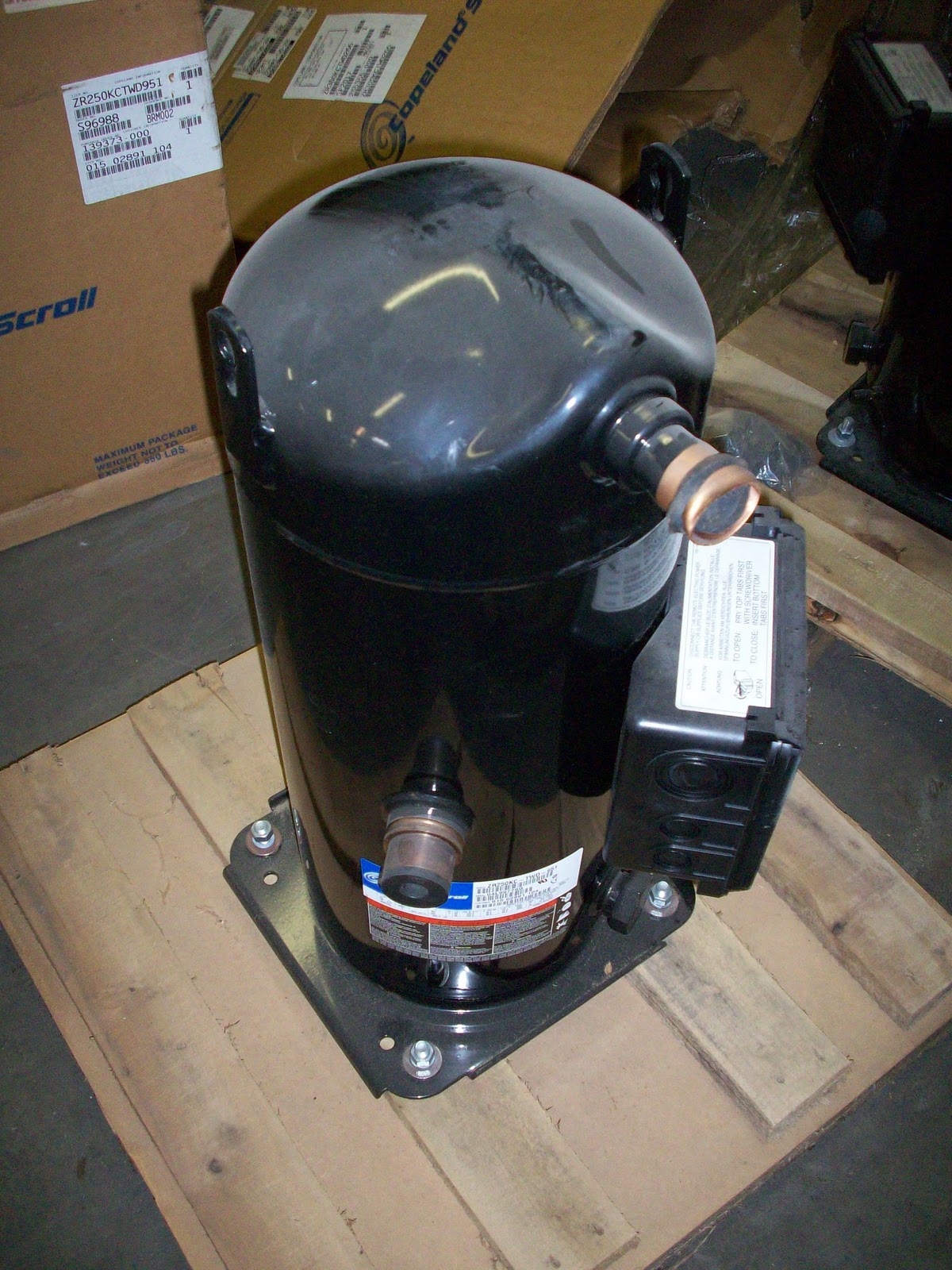 HVAC Equipment Liquidation Sale 5 Copeland Scroll Compressors