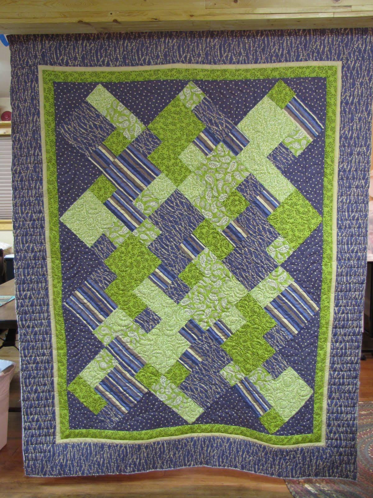 Quilting In The BunkHouse Graduation Quilt