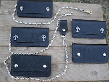 ( 1 )      nice wallets for $50.00   nice stainless stee skull for $80.00