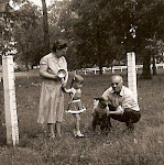 Cassandra with Grandma & Grandpa and "Sheepie"