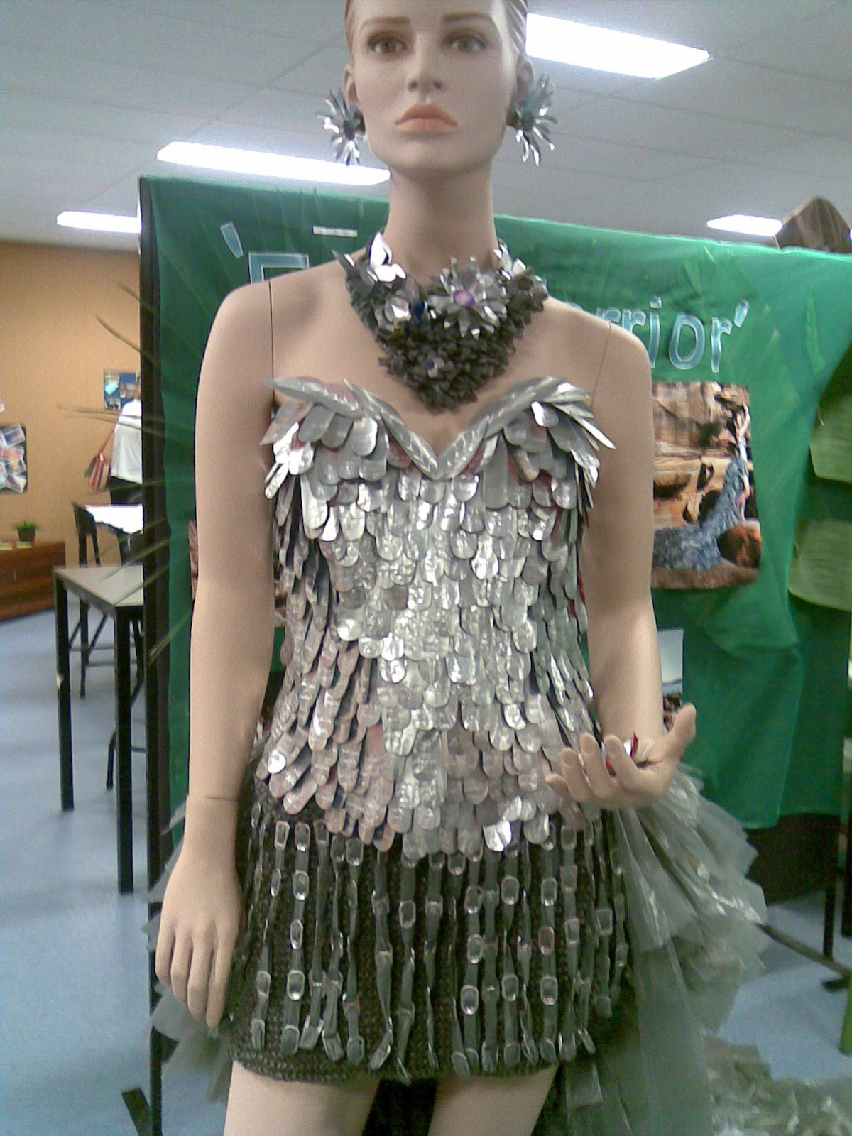 Waterfall Manor Quilting: yr 12 dress made from recycling