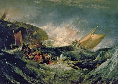 'Naufragio de un carguero' (1805-1810), de J.M.W.Turner