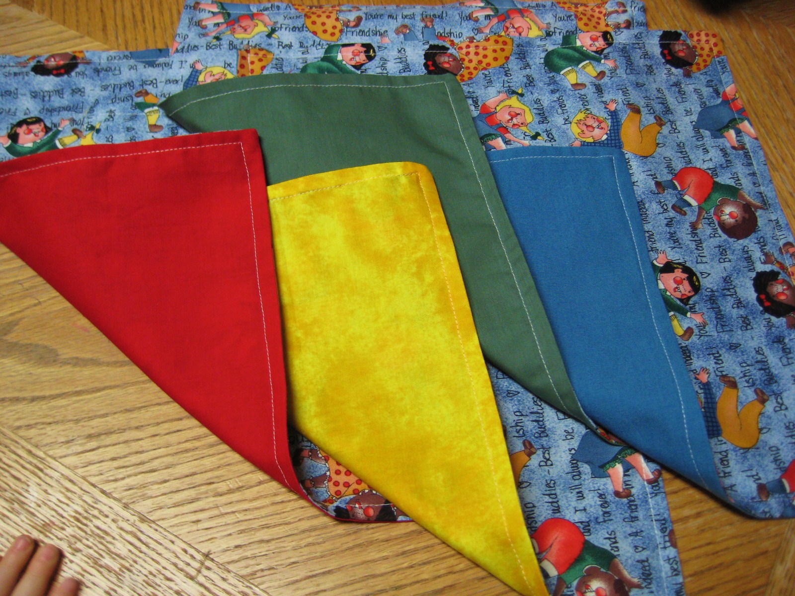 Busy HandsBusy Minds Cute Cloth Napkin Set