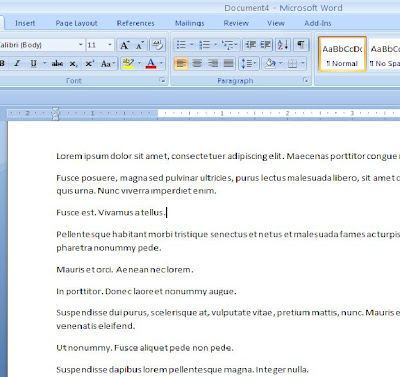 The ultimate Tech Lab: Inserting Lorem Ipsum into MS Word in a single step