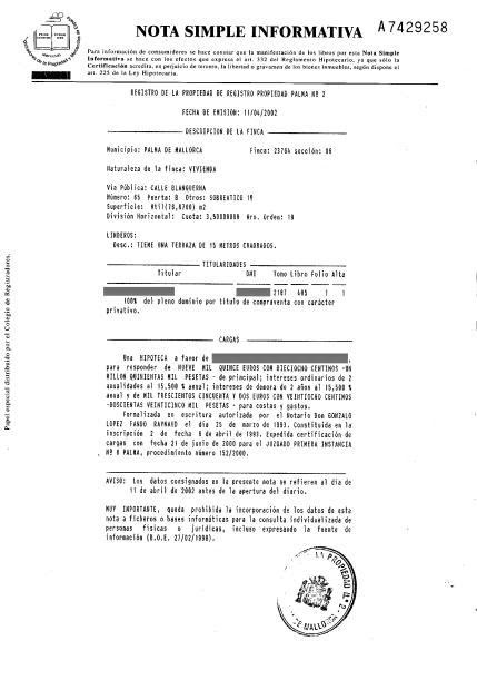Como Pedir Algo En El Registro De La Propiedad