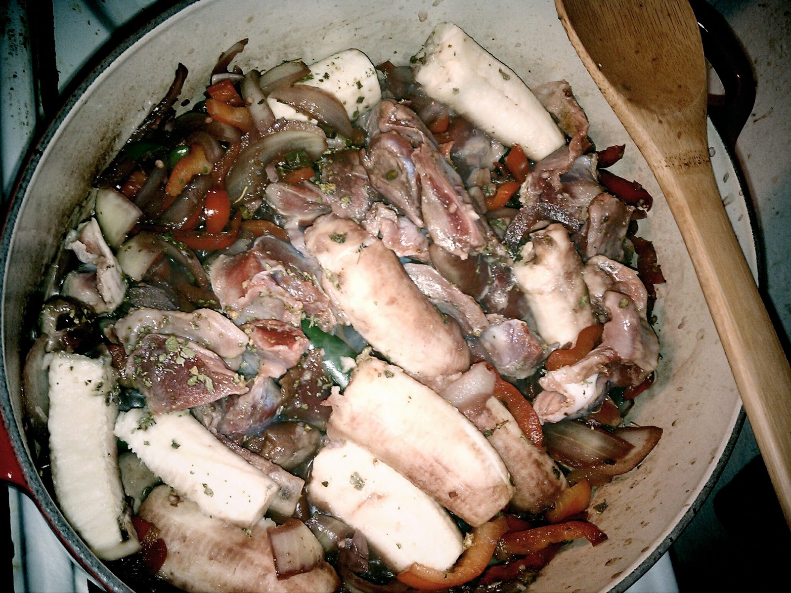 Shrimp13's Blog Gizzards and Green Bananas Dominican Style