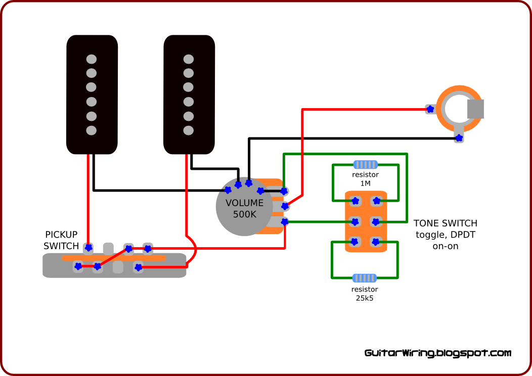 The Guitar Wiring Blog - diagrams and tips: Wiring for P90 ... 5 way import switch wiring diagram 