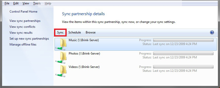 windows 7 sync folders offline windows 7 sync folders offline