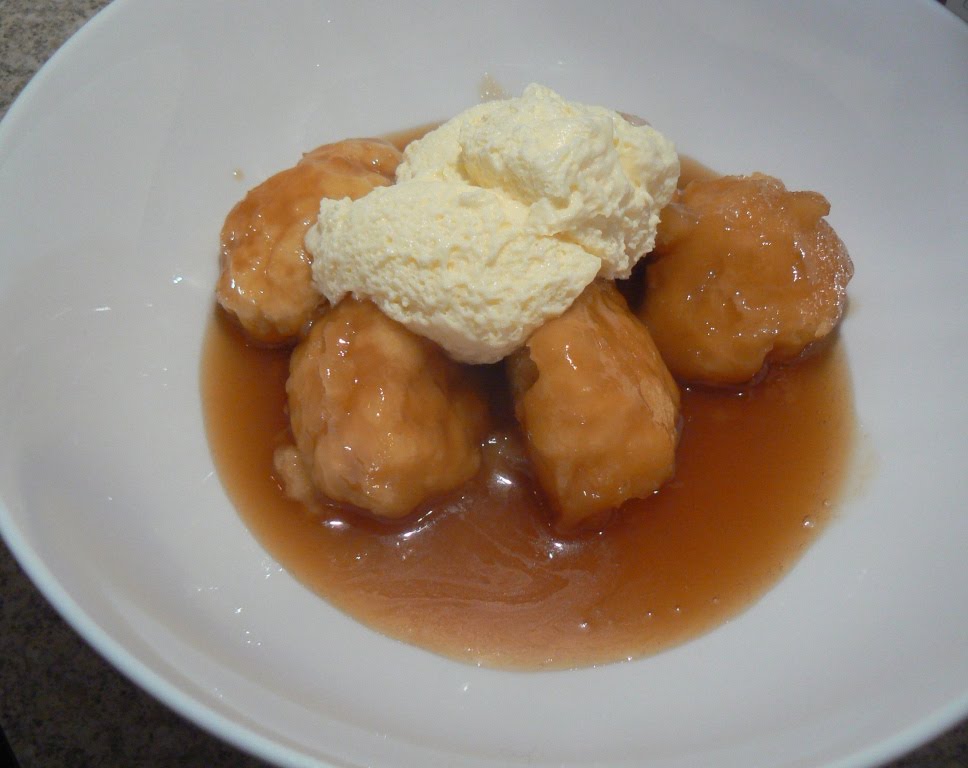 CurlyPops Flo's Golden Syrup Dumplings