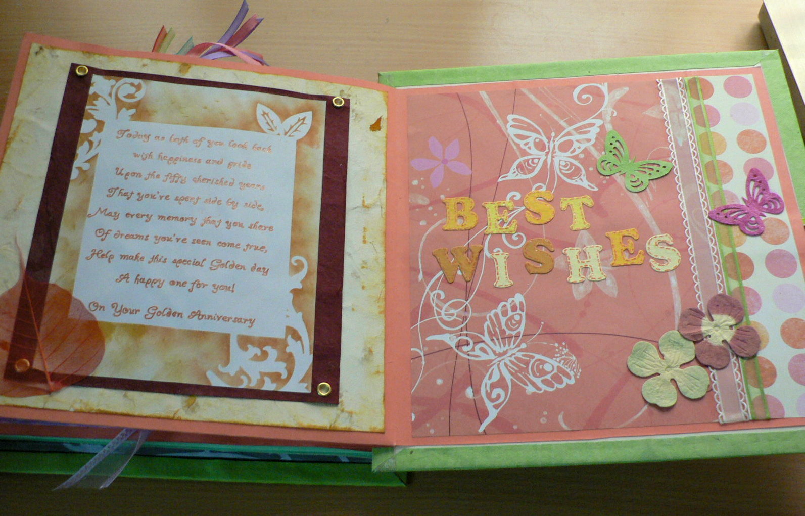 Juhi's Handmade Cards Multiple Page Card