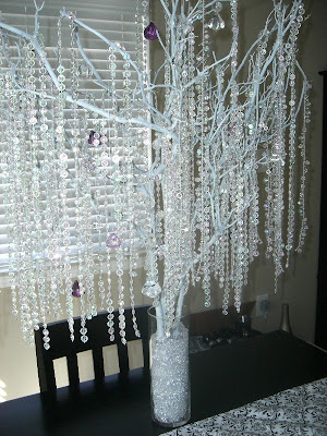  those centerpieces but you can create an almost identical crystal tree 