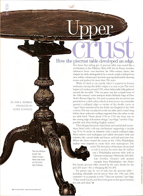The Piecrust Table Southern Hospitality The March Issue Of Traditional Homes Magazine Had An Interesting Article About Piecrust Tables I Have A Fondness For Antique All Sorts And Would