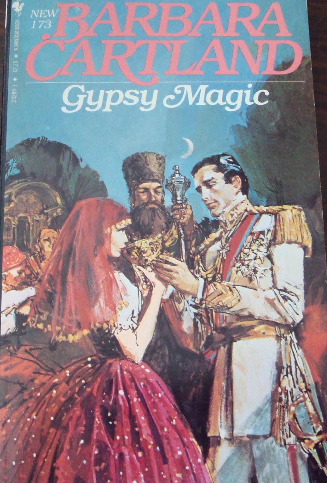 Barbara Cartland Books and Cover Art Gypsy Magic