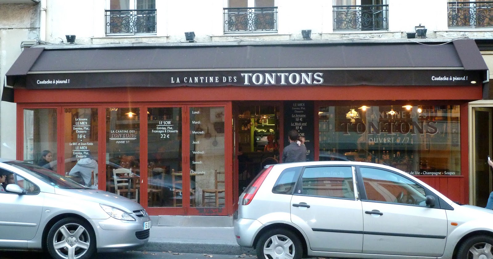 Paris Missives... La cantine des TONTONS It is what it is...